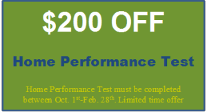 $200 Off Home Performance Test